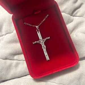 Silver Crucifix Necklace